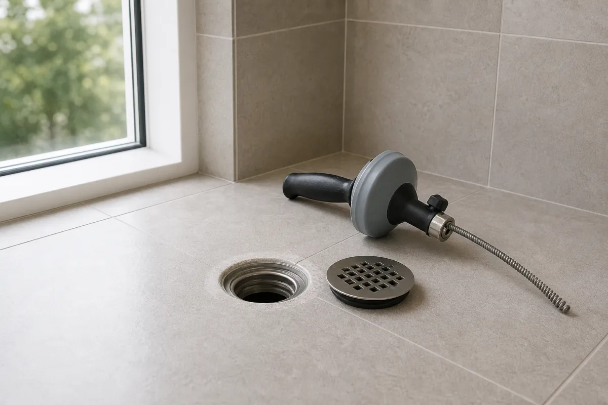 A Homeowner's Guide to the Best Way to Unclog Your Shower Drain Safely