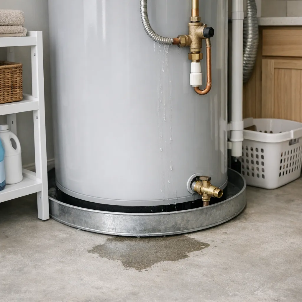 Hot Water Heater Leaking From the Top: Safe Checks and Practical Fixes (San Antonio Hard Water Guide)