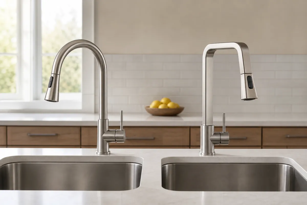 Choosing Between Moen and Delta Kitchen Faucets: A Comprehensive Homeowner's Guide (San Antonio Hard Water Damage)