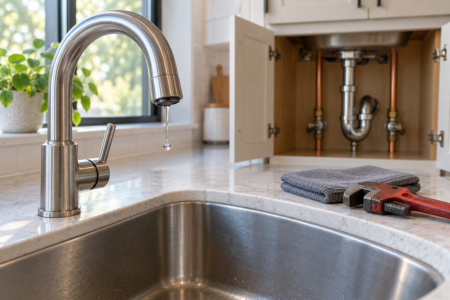 How to Repair Plumbing Leaks Safely—and Know When to Stop (San Antonio Hard Water Damage)