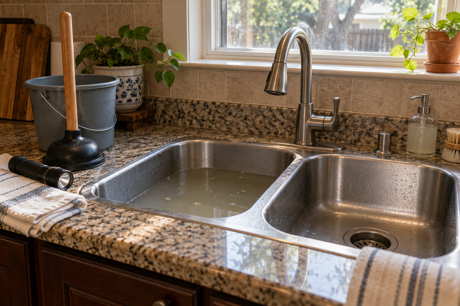 How to Unclog a Sink Safely—and Keep It Flowing (San Antonio Mineral Buildup Fix)