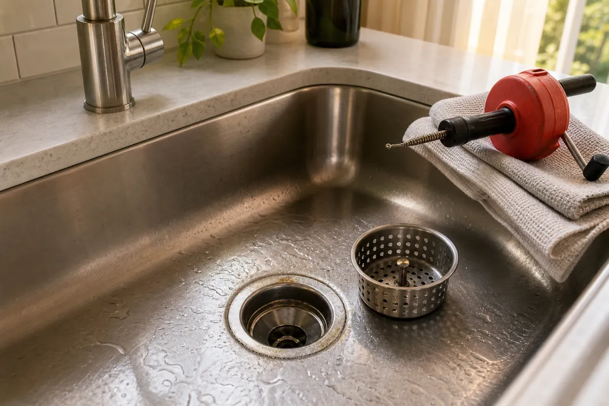 Why Your Kitchen Sink Drains Slowly Even When It Is Not Clogged (San Antonio Mineral Buildup Fix)